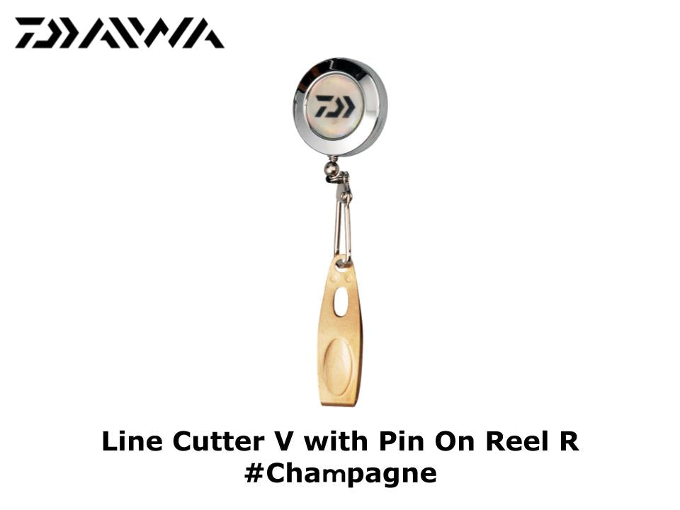 Daiwa Line Cutter V with Pin On Reel R #Chaｍpagne