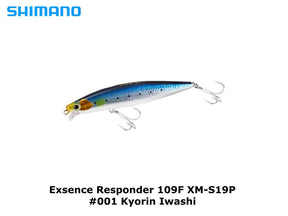 Shimano Exsence Responder 109F XM-S19P #001 Kyorin Iwashi