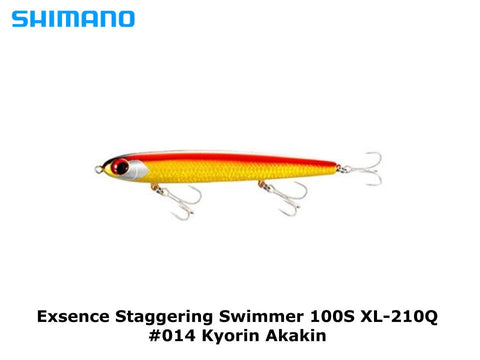 Shimano Exsence Staggering Swimmer 100S XL-210Q #014 Kyorin Akakin