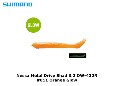 Shimano Nessa Metal Drive Shad 3.2 OW-432R #011 Orange Glow