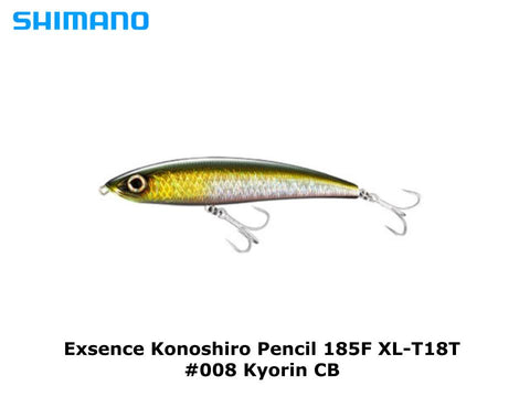 Shimano Exsence Konoshiro Pencil 185F XL-T18T #008 Kyorin CB