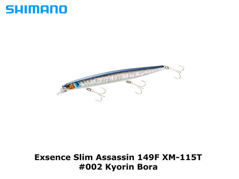 Shimano Exsence Slim Assassin 149F XM-115T #002 Kyorin Bora