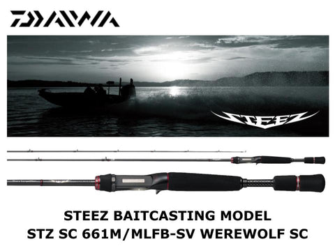 Daiwa Steez Casting STZ SC 661M/MLFB-SV Werewolf Shore Competition Model