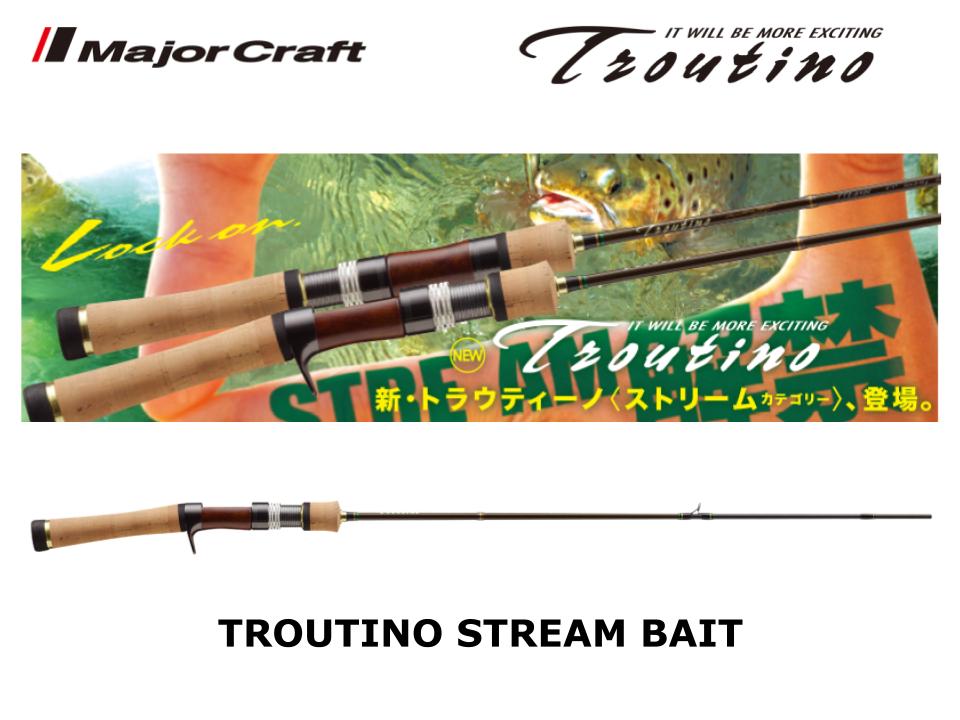 Canne à Pêche Major Craft TROUTINO TTS-B452L 4'5 Pour Truite - Neuf 2 Pièces
