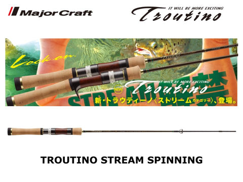 Pre-Order Major Craft Troutino Stream Spinning TTS-822MH