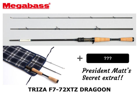 Megabass Triza F7-72XTZ Dragoon + Secret Extra