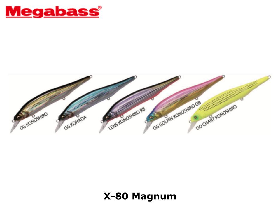 Megabass X-80 Magnum #GG Konoshiro