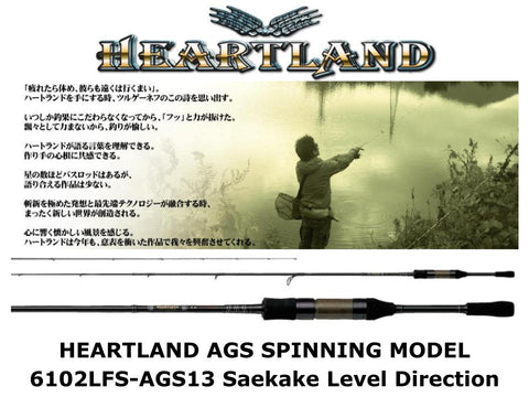 Daiwa Heartland AGS Spinning 6102LFS-AGS13 Saegake Level Direction