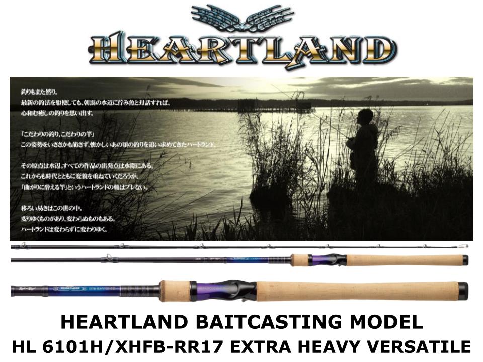 Discontinued Daiwa Heartland Baitcasting HL 6101H/XHFB-RR17 Extra Heavy Versatile