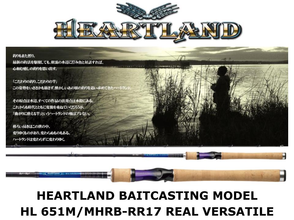 Discontinued Daiwa Heartland Baitcasting HL 651M/MHRB-RR17 Real Versatile