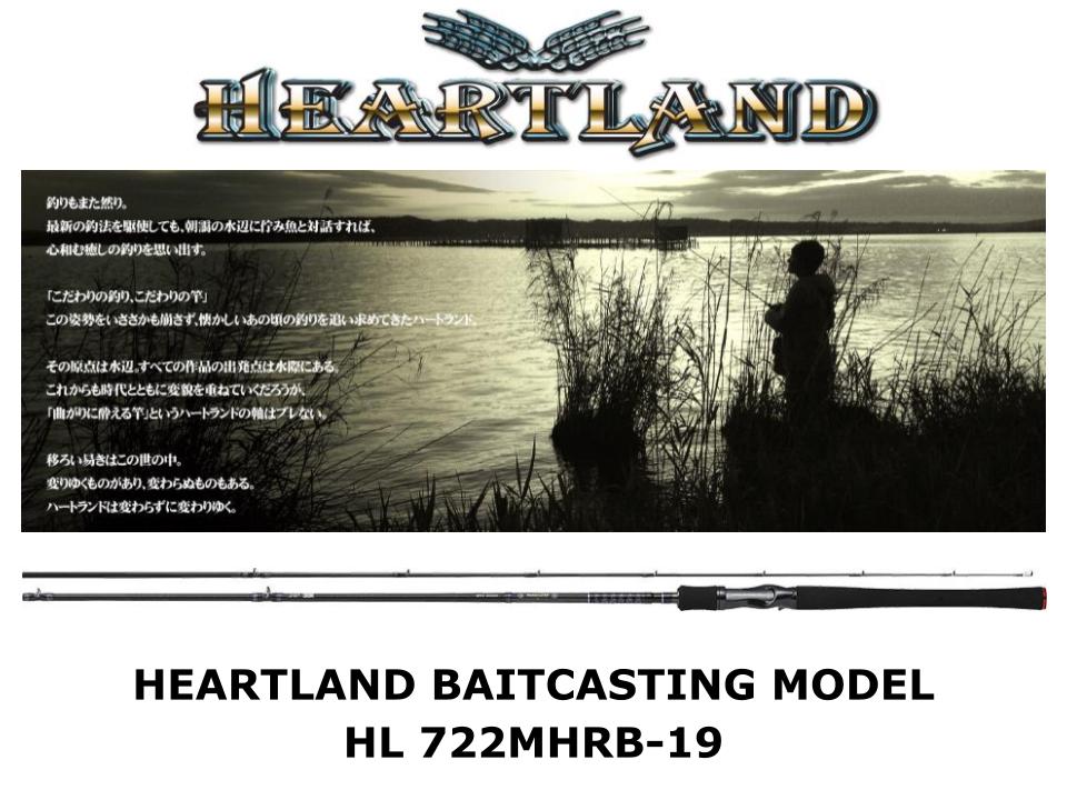 Daiwa Heartland Baitcasting HL 722MHRB-19 – JDM TACKLE HEAVEN