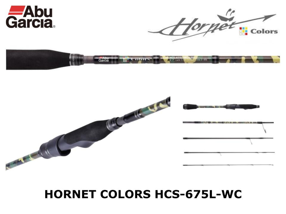 Pre-Order Abu Garcia Hornet Colors Spinning HCS-675L-WC
