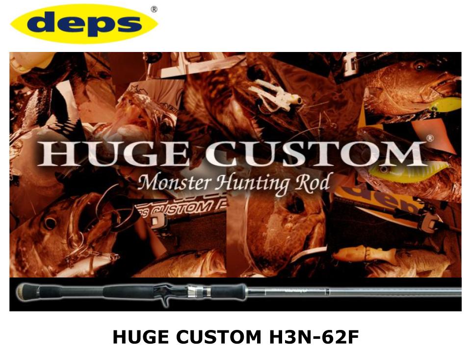 deps Huge Custom H3N-62F Baitcasting Model