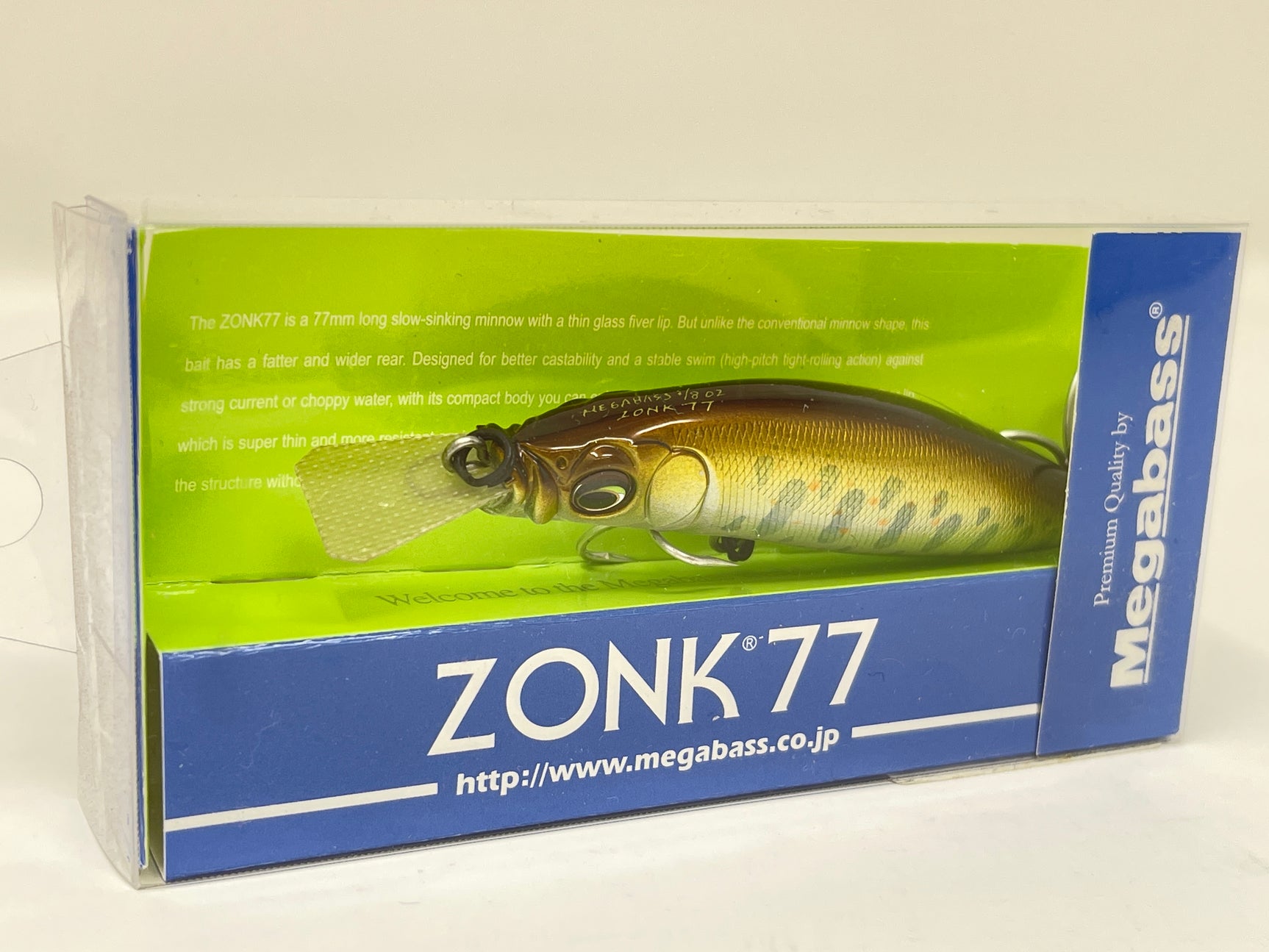 Megabass Zonk 77 #11 PM Iwana 77.0mm 10.9g0.9g