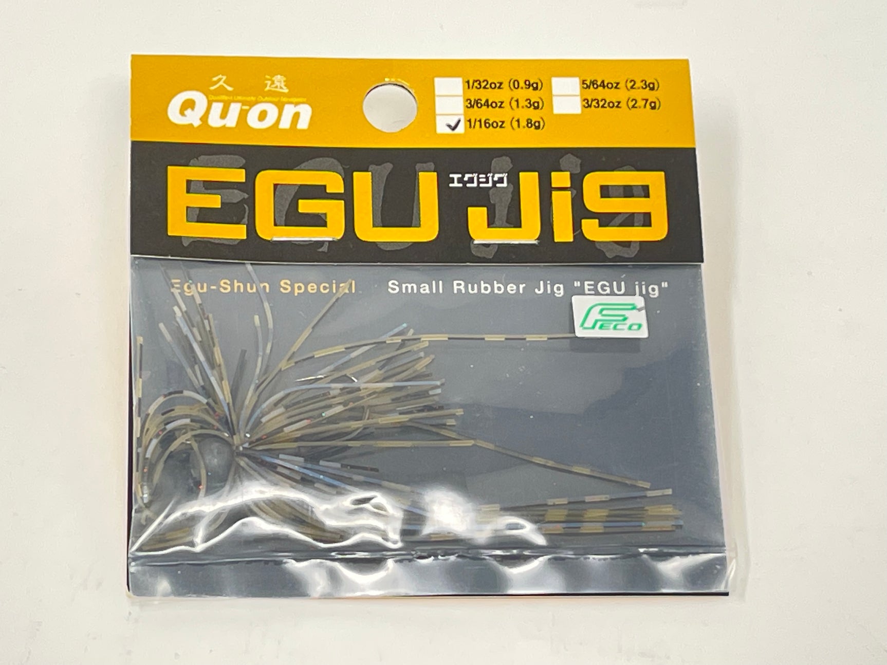 Jackson Egu jig #NGP Neon Guripan 1/16oz 1.8g