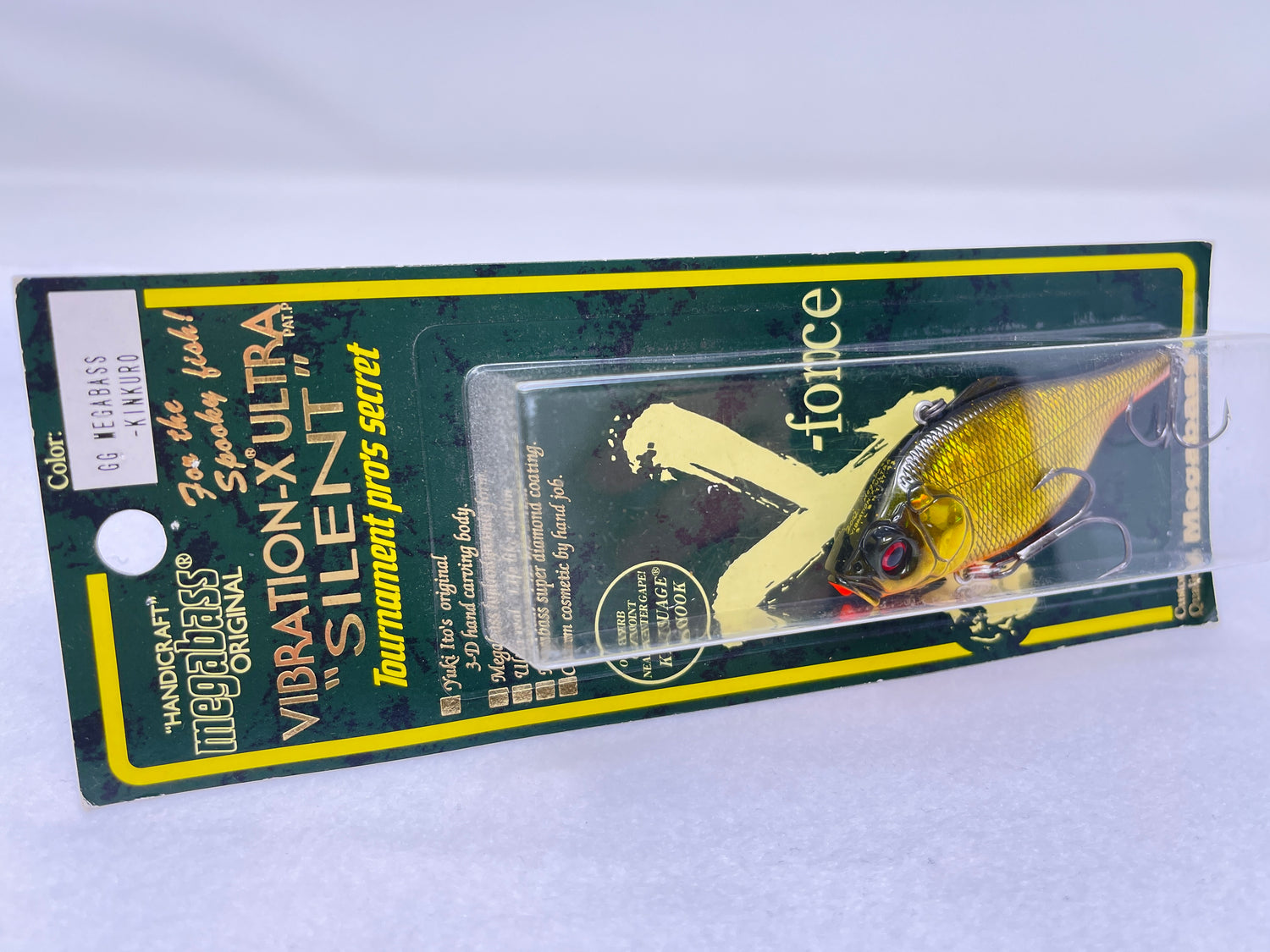 Megabass Vibration-X Ultra "Silent" #GG Megabass-Kinkuro 76mm 17.4g JDM TACKLE HEAVEN Megabass Vibration-X Ultra "Silent" #GG Megabass-Kinkuro 76mm 17.4g JDM TACKLE HEAVEN