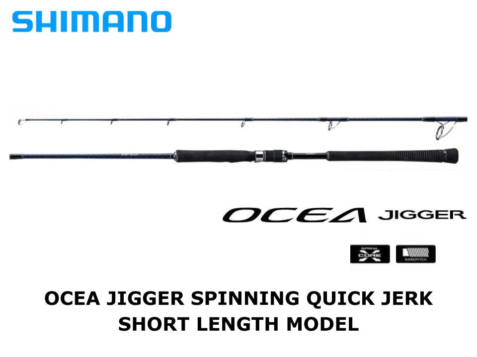 OCEA JIGGER ロッド B510-4 510cm Shimano Ocea Jigger Spinning Qucik Jerk Short Length S510-4 – JDM