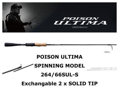 Shimano Poison Ultima Spinning 264/66SUL-S