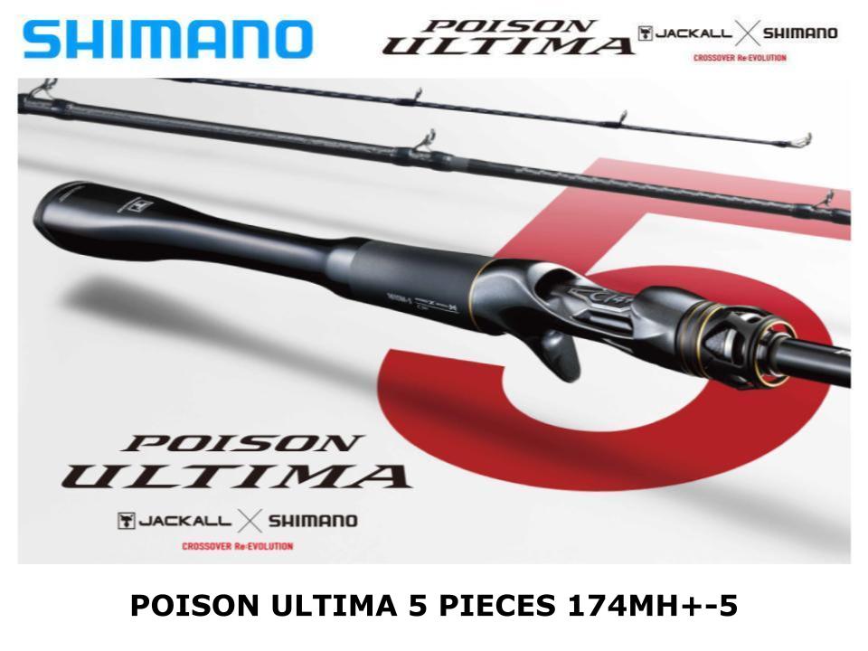 Shimano Poison Ultima 5 Piece Baitcasting 174MH+-5 Torzite