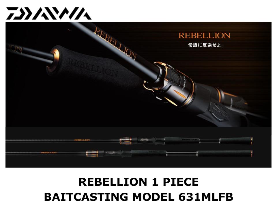 Daiwa Rebellion 1 Piece Baitcasting Model 631MLFB