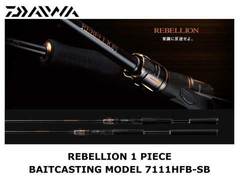 Daiwa Rebellion 1 Piece Baitcasting Model 7111HFB-SB