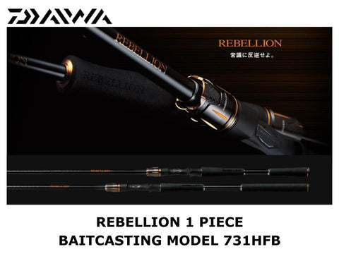 Daiwa Rebellion 1 Piece Baitcasting Model 731HFB