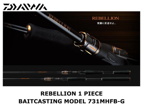 Daiwa Rebellion 1 Piece Baitcasting Model 731MHFB-G