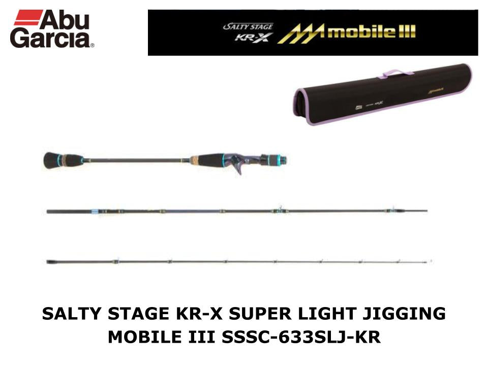 abu garcia light jigging rod Abu Garcia Salty Stage KR-X Super Light Jigging Mobile III SSSC-633SLJ – JDM TACKLE HEAVEN