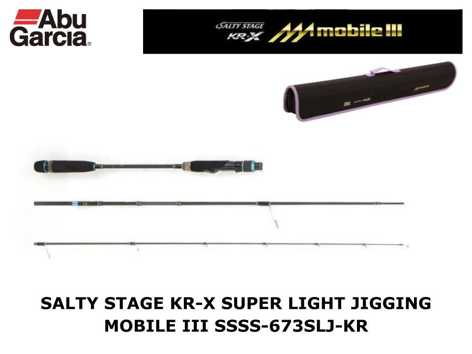 Abu Garcia Salty Stage KR-X Super Light Jigging Mobile III SSSS-673SLJ – JDM TACKLE HEAVEN