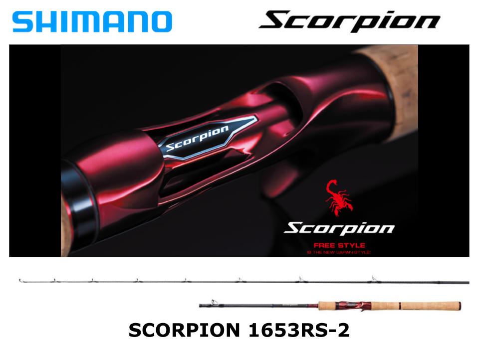 Shimano 20 Scorpion 1653RS-2 One & Half Two-Piece Baitcasting Model