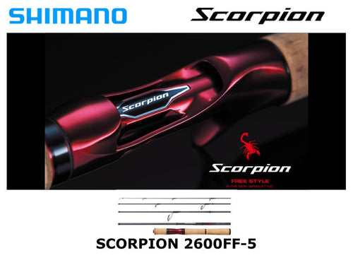 Shimano 20 Scorpion 2600FF-5 5-Piece Spinning Model