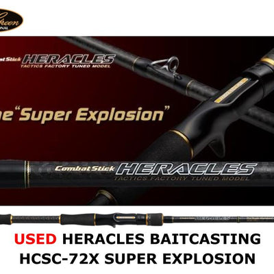 Used Evergreen Heracles Baitcasting HCSC-72X Super Explosion