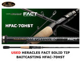 Used Evergreen Heracles Fact Solid Tip Baitcasting HFAC-70HST