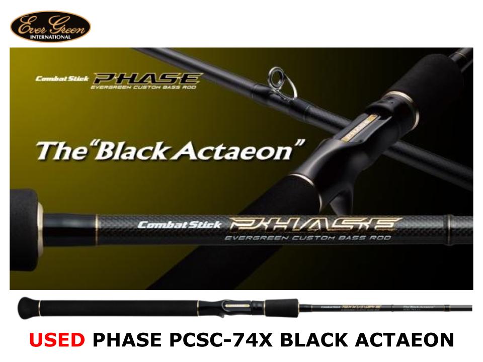 Used Evergreen Phase PCSC-74X Black Actaeon – JDM TACKLE HEAVEN